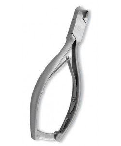 Nail Cutter, Double Spring w/lock. Mirror Finish.
