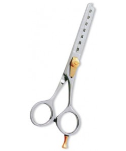 Professional Thinning Scissor. One Blade Teeth and One Blade Razor. Mirror Finish.