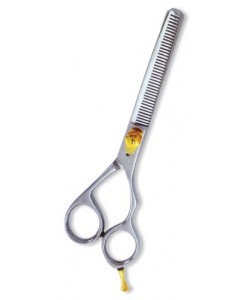 Professional Thinning Scissor. One Blade Teeth and One Blade Razor. Mirror Finish.